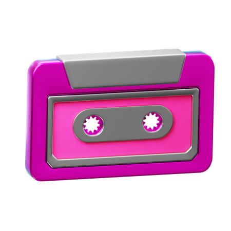 Casete  3D Icon