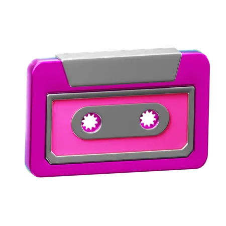 Casete  3D Icon