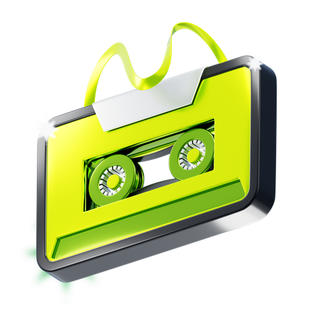 Casete  3D Icon