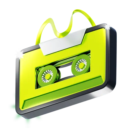 Casete  3D Icon