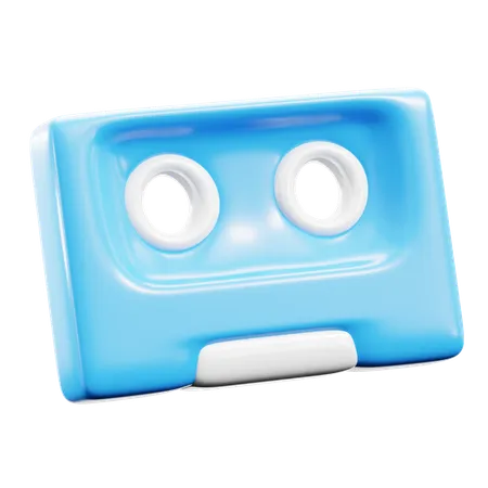 Casete  3D Icon