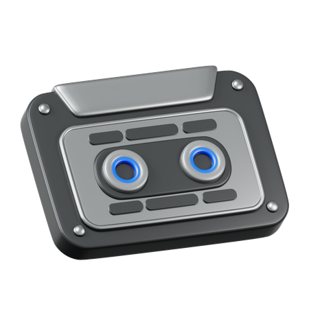 Casete  3D Icon