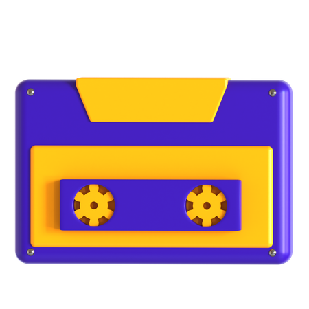 Casete  3D Icon