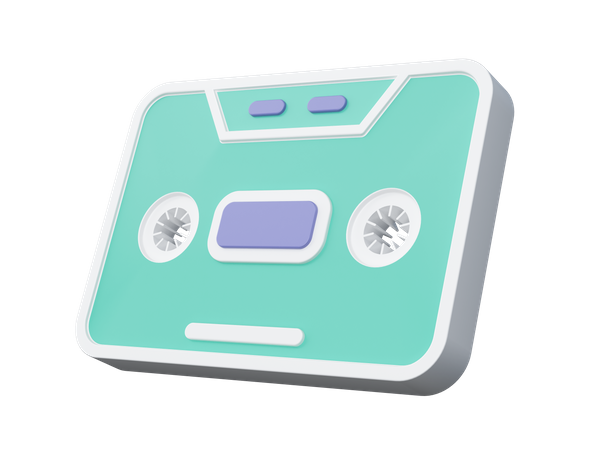 Casete  3D Icon