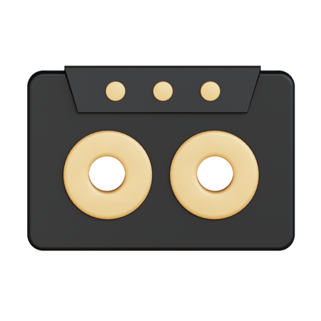 Casete  3D Icon