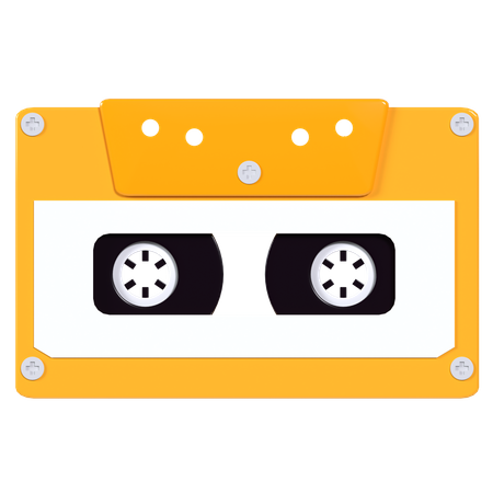 Casete  3D Icon