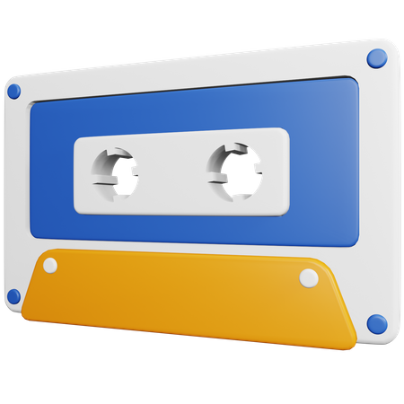 Casete  3D Icon