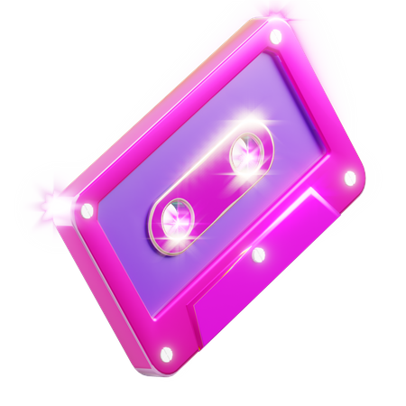 Casete  3D Icon