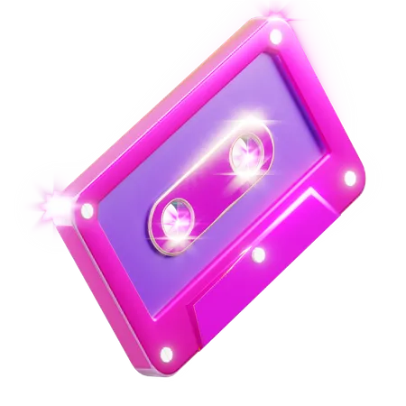 Casete  3D Icon