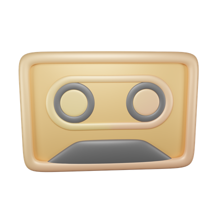 Casete  3D Icon