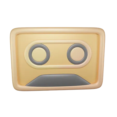 Casete  3D Icon