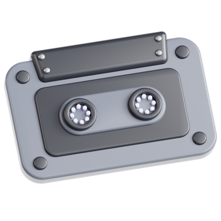 Casete  3D Icon