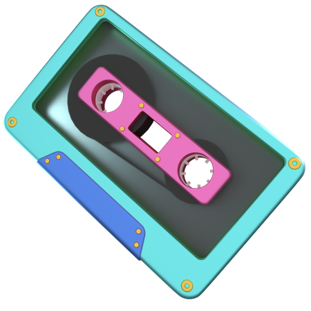 Casete  3D Icon