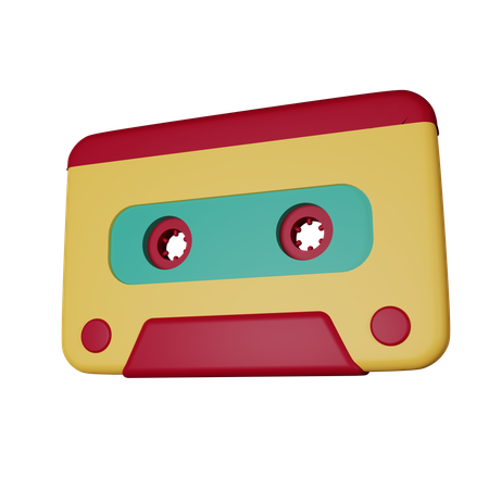 Casete  3D Icon