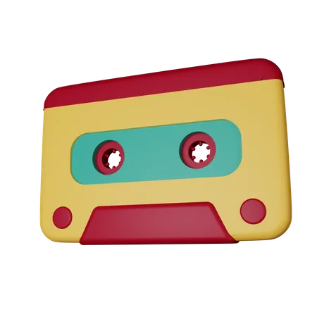 Casete  3D Icon