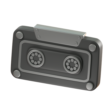 Casete  3D Icon