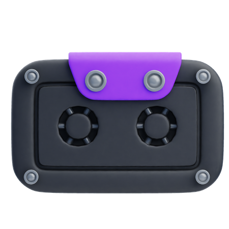 Casete  3D Icon