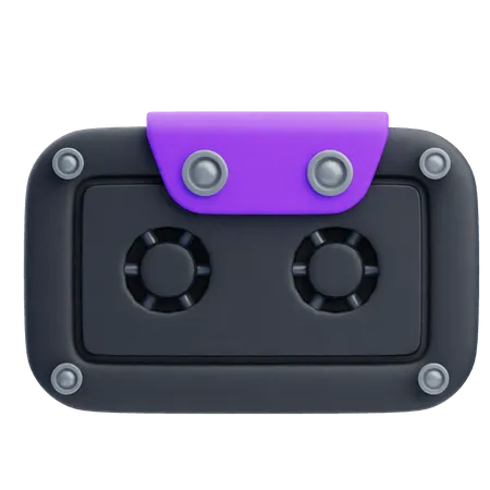 Casete  3D Icon