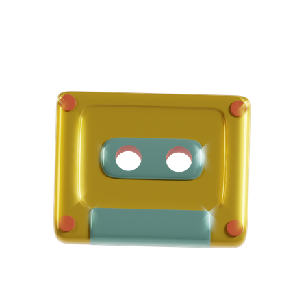 Casete de cinta  3D Icon