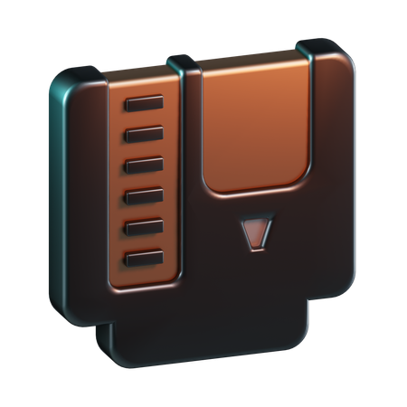 Casete de juego retro  3D Icon