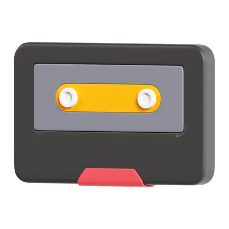 Casette Tape  3D Icon