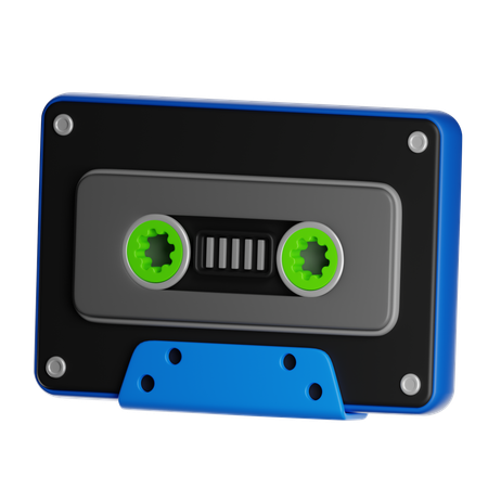 Casette Tape  3D Icon