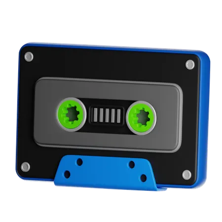 Casette Tape  3D Icon
