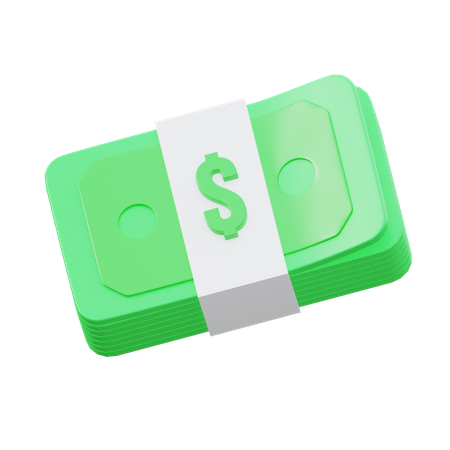 Cash  3D Icon