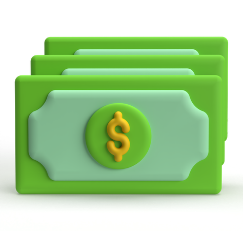 Cash  3D Icon