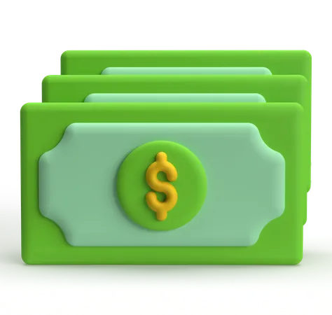 Cash  3D Icon