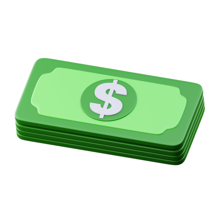 Cash  3D Icon