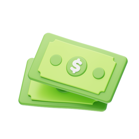 Cash  3D Icon