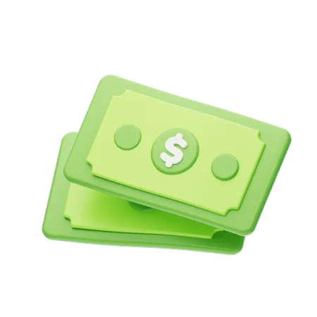 Cash  3D Icon