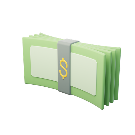 Cash  3D Icon