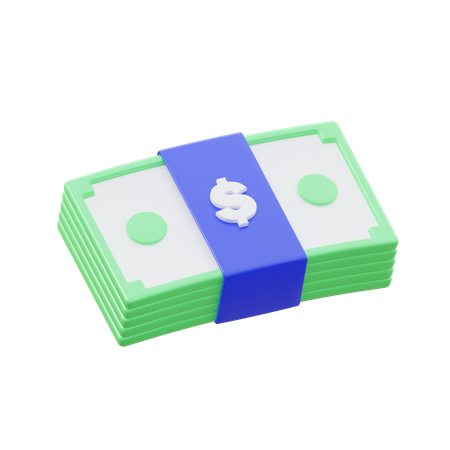 Cash  3D Icon