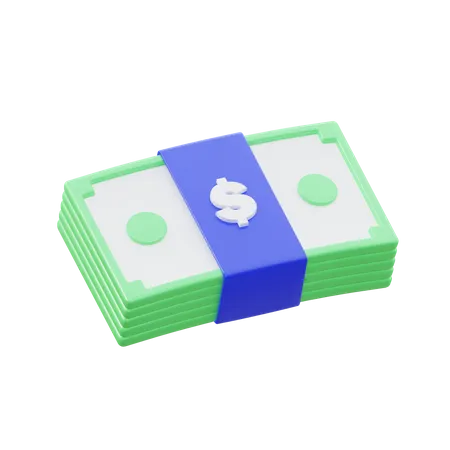 Cash  3D Icon