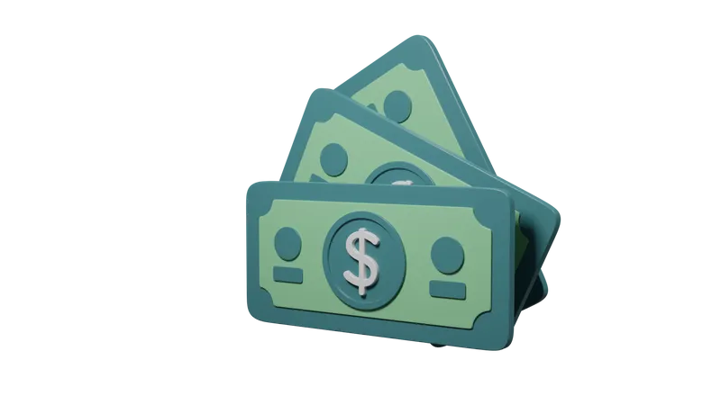 Cash  3D Icon