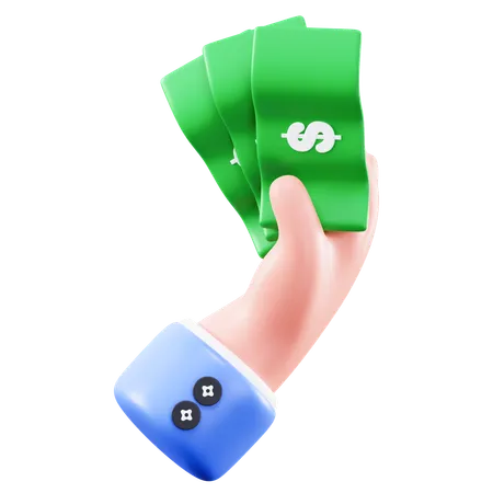 Cash  3D Icon