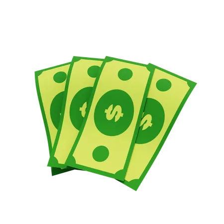 Cash  3D Icon