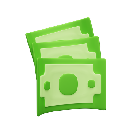 Cash  3D Icon