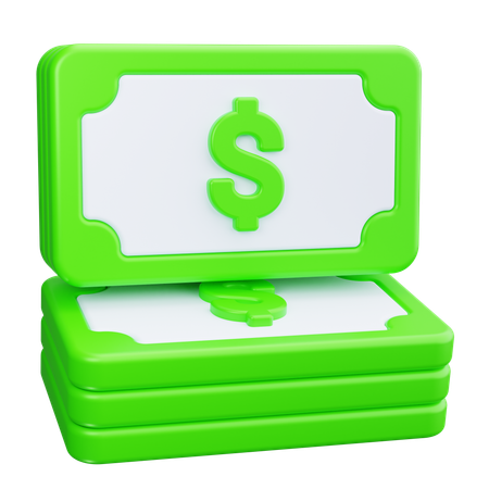 Cash  3D Icon