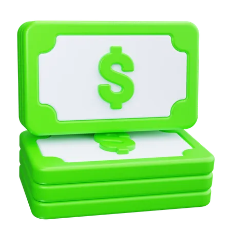 Cash  3D Icon