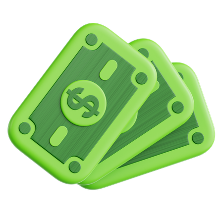 Cash  3D Icon