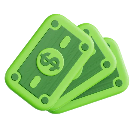 Cash  3D Icon