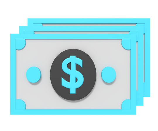 Cash  3D Icon