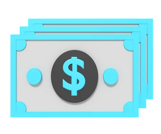 Cash  3D Icon