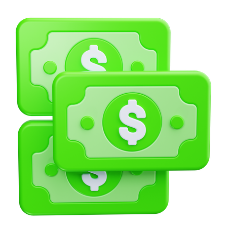 Cash  3D Icon