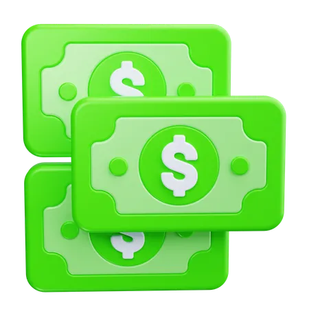 Cash  3D Icon