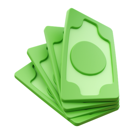 Cash  3D Icon