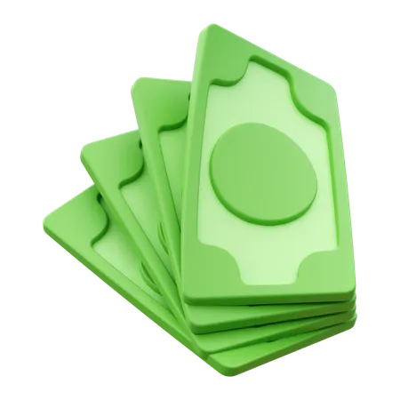 Cash  3D Icon